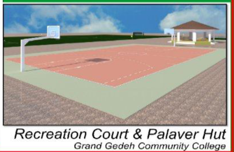 GGAA Basketball Court on GGCC Campus