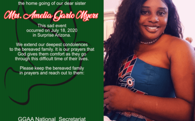 Death Announcement – Mrs. Amelia Garlo Myers