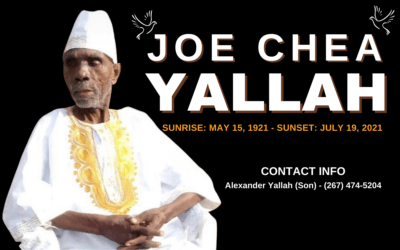 Death Announcement – Joe Chea Yallah