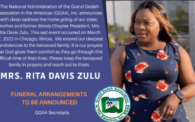 Death Announcement – Mrs. Rita Davis Zulu