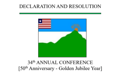 GGAA 34th ANNUAL CONFERENCE DECLARATION AND RESOLUTION