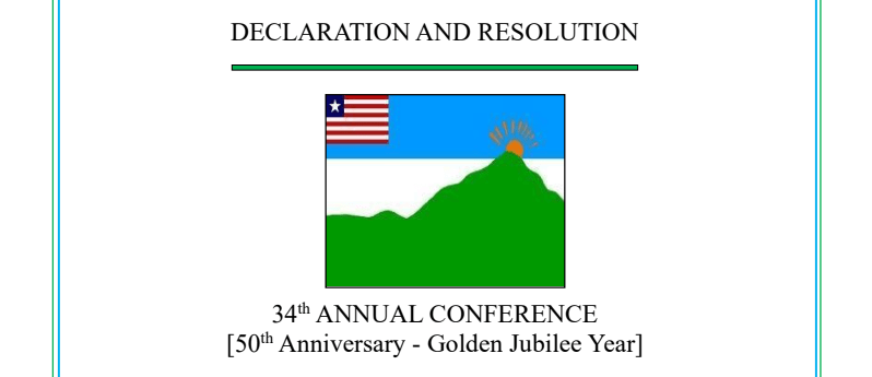 DECLARATION AND RESOLUTION – GGAA 34th Annual Conference -2025 GGAA 34th ANNUAL CONFERENCE DECLARATION AND RESOLUTION