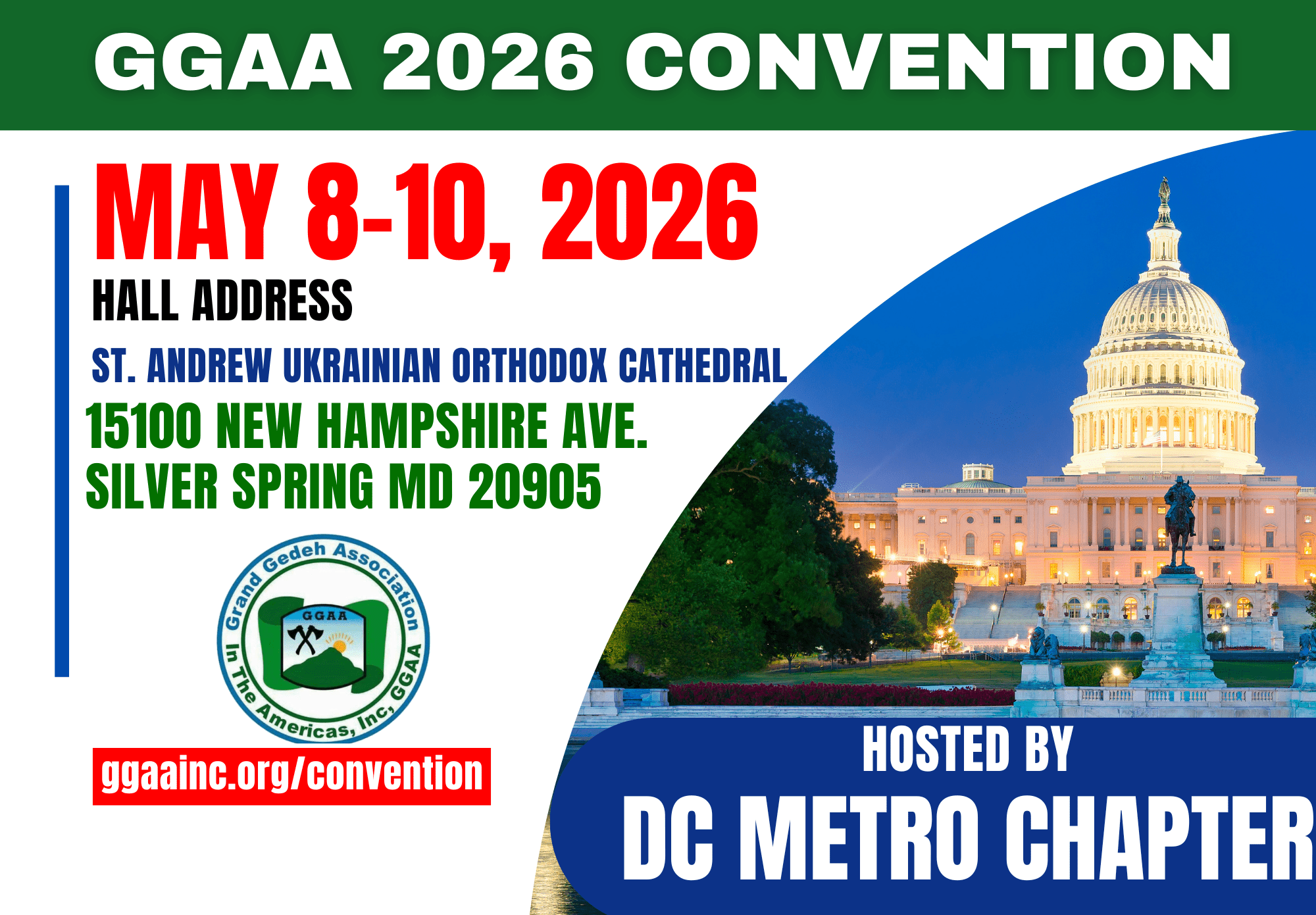 GGAA 2026 Convention Itinerary
